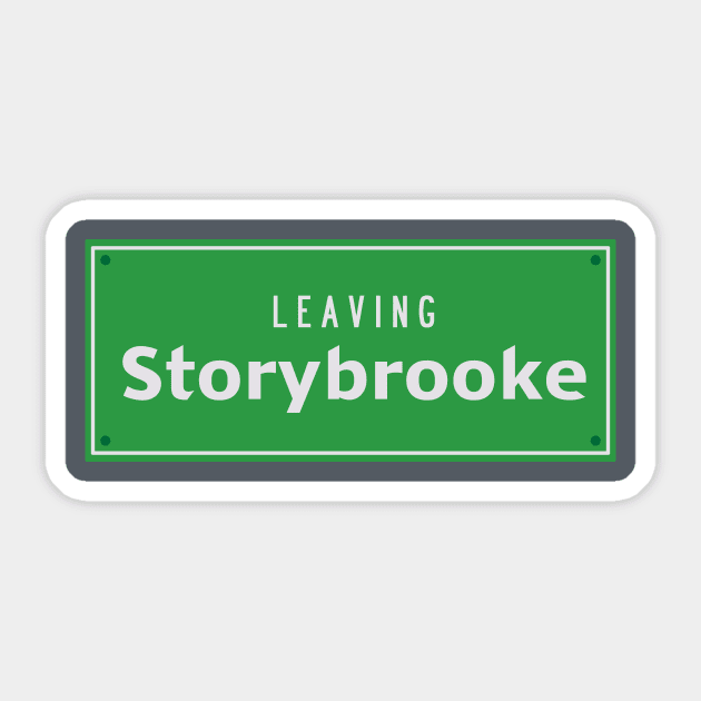 Leaving Storybrooke Sticker by Stefano24